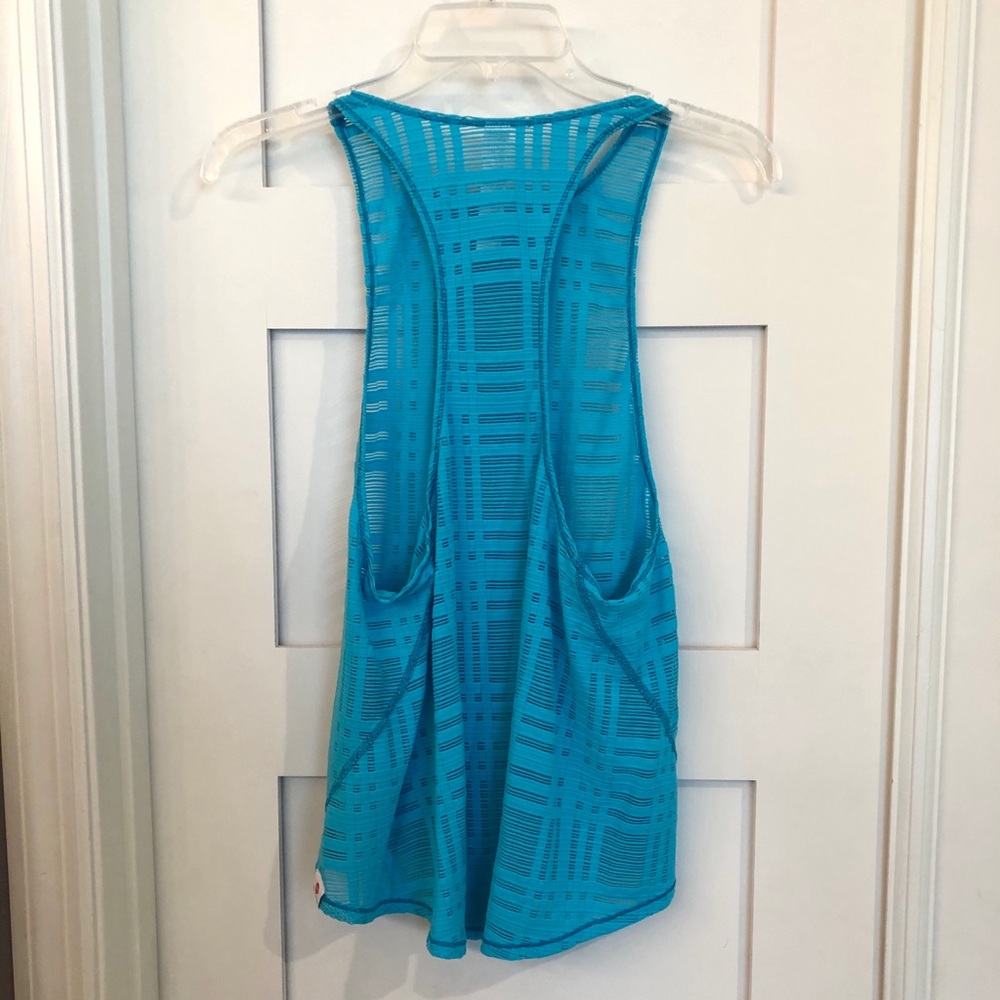 Light Blue Workout Tank - Picture 2 of 3